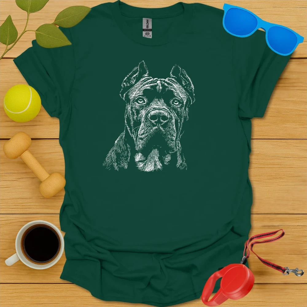 Cane Corso Monochrome Portrait