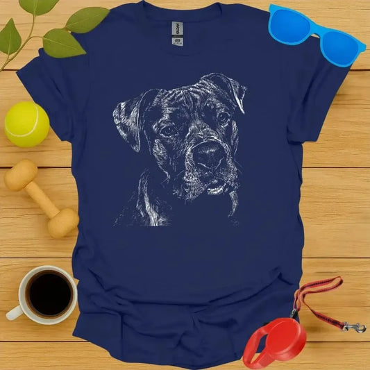 Cane Corso Monochrome Portrait Tee