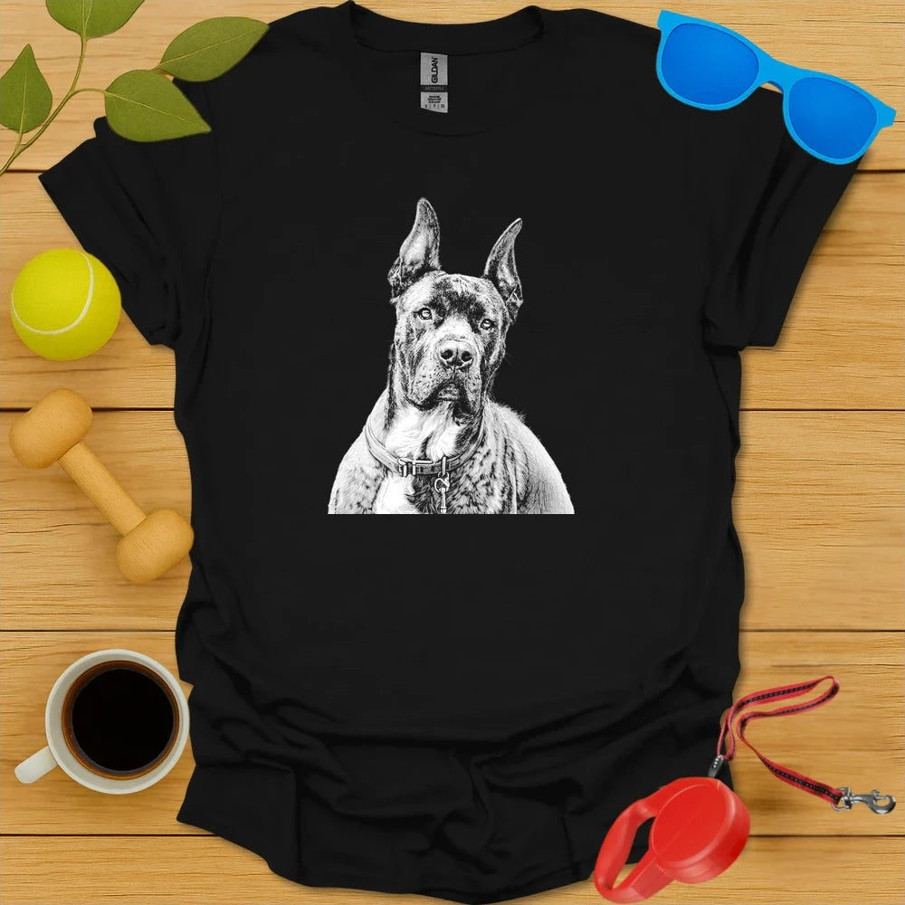 Cane Corso Sketch Portrait Tee