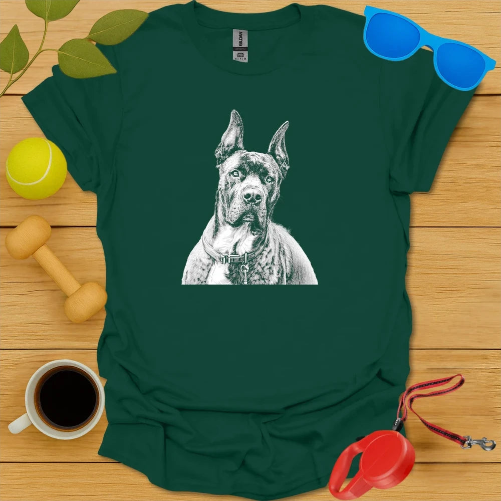 Cane Corso Sketch Portrait Tee