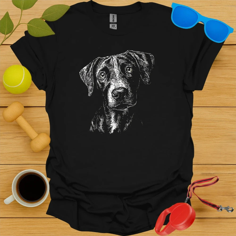 Catahoula Portrait Sketch Tee