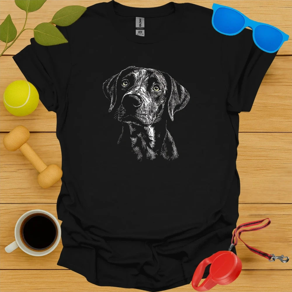 Catahoula Portrait Sketch Tee