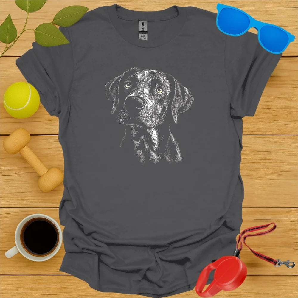 Catahoula Portrait Sketch Tee