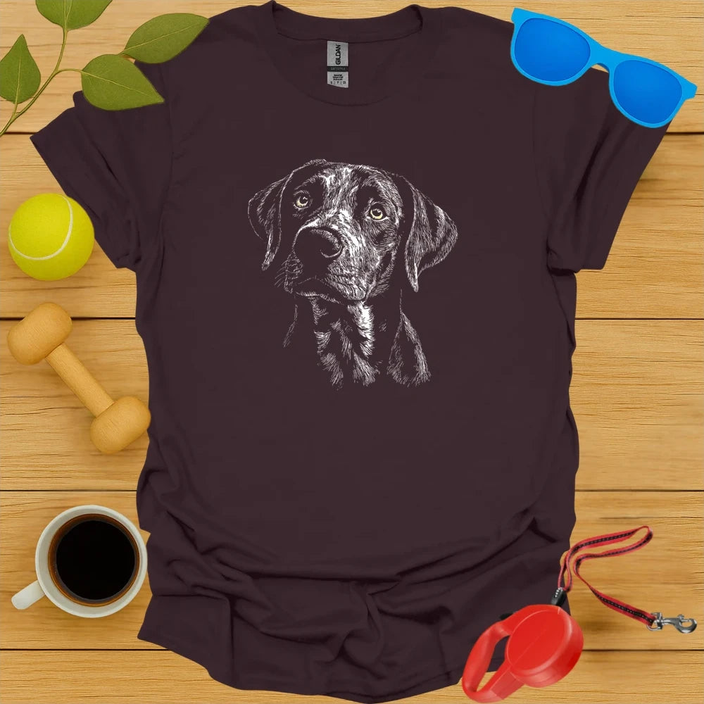 Catahoula Portrait Sketch Tee