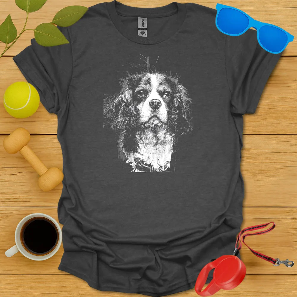 Cavalier King Charles Portrait T-Shirt
