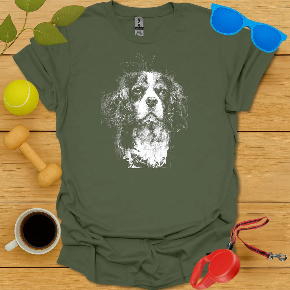 Cavalier King Charles Portrait T-Shirt