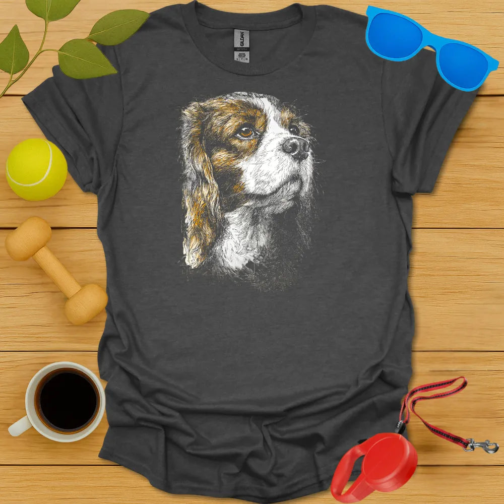 Cavalier King Charles Spaniel Portrait Shirt