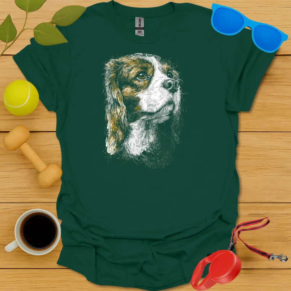 Cavalier King Charles Spaniel Portrait Shirt