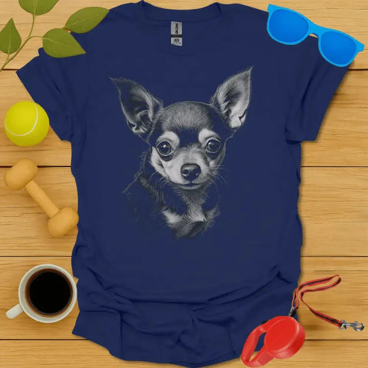 Chihuahua Monochrome Portrait Tee