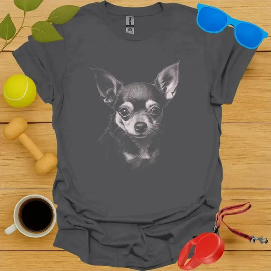 Chihuahua Monochrome Portrait Tee