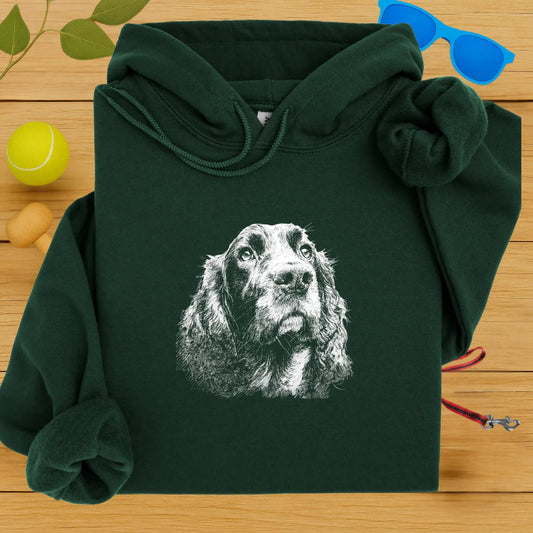 Cocker Spaniel Portrait Hoodie
