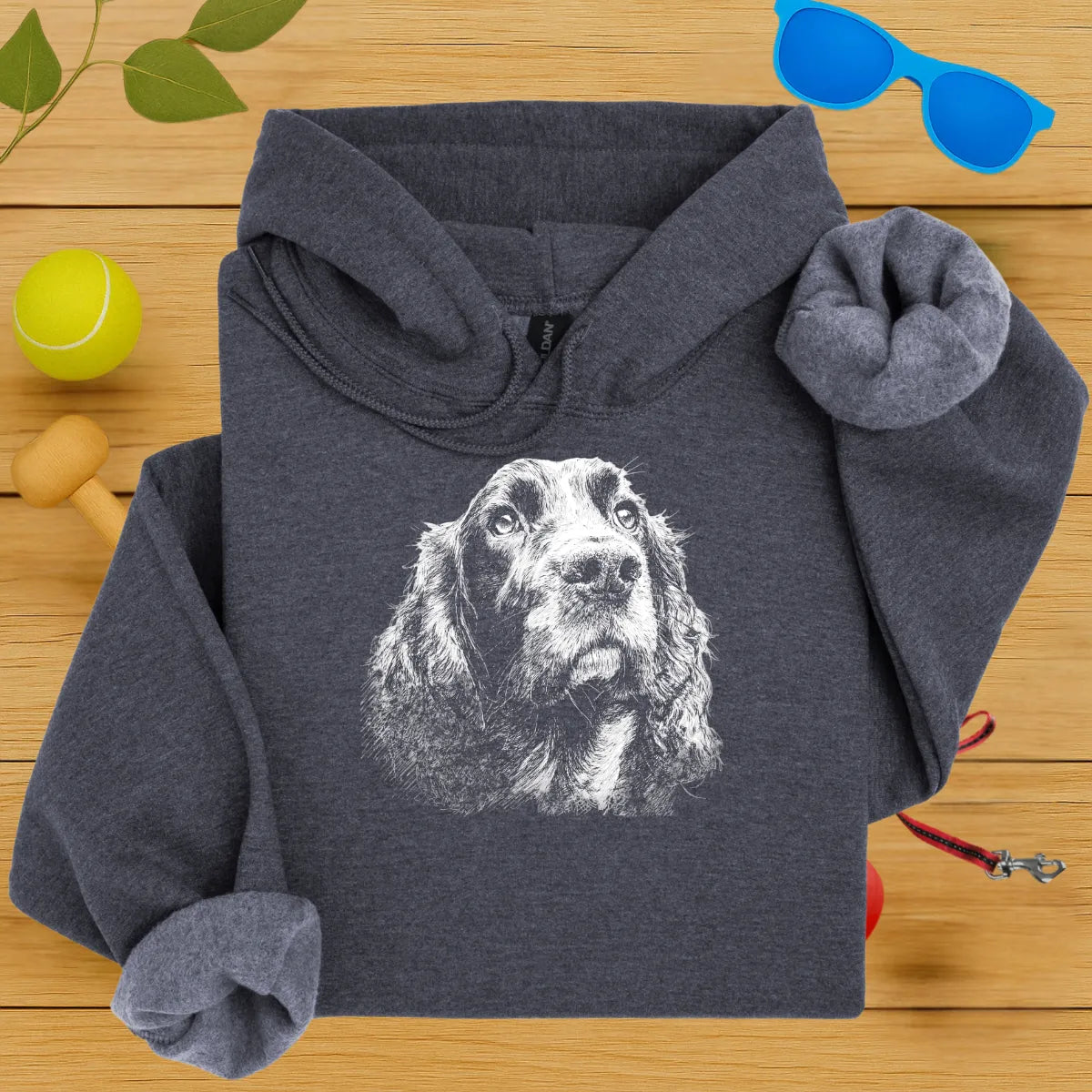 Cocker Spaniel Portrait Hoodie