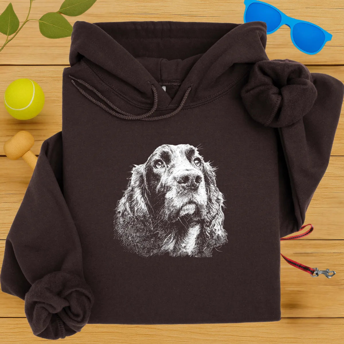 Cocker Spaniel Portrait Hoodie