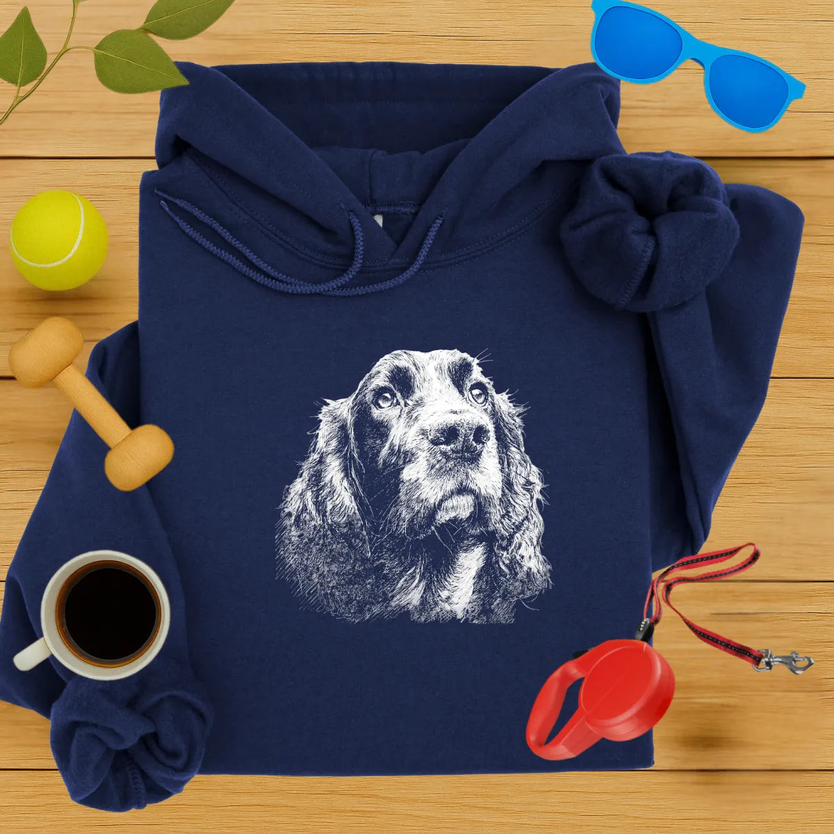 Cocker Spaniel Portrait Hoodie