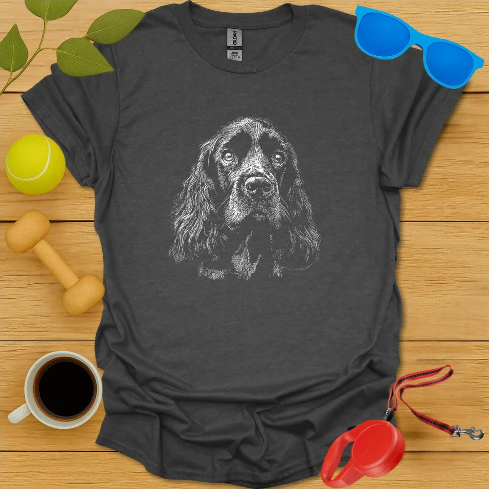 Cocker Spaniel Portrait Tee