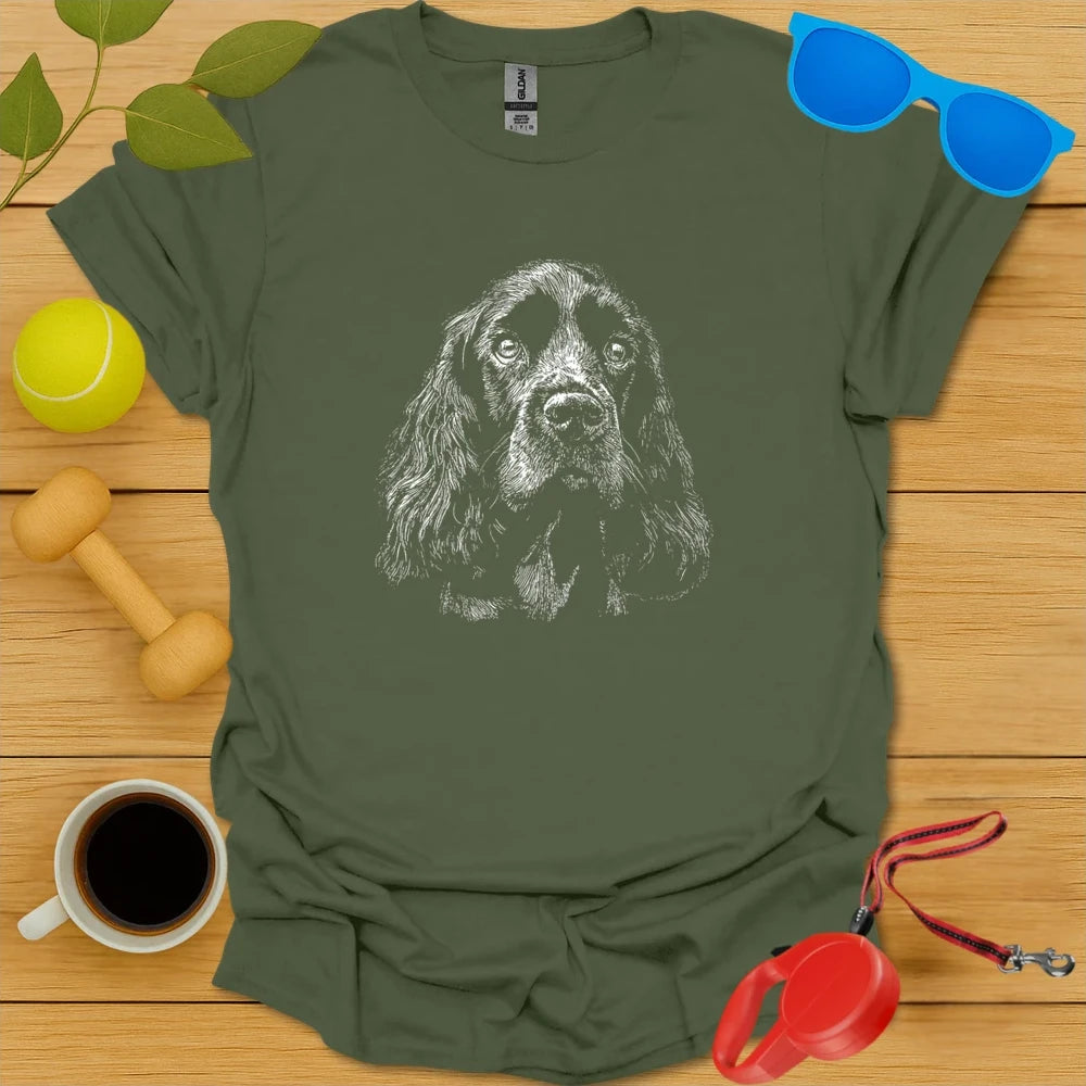 Cocker Spaniel Portrait Tee
