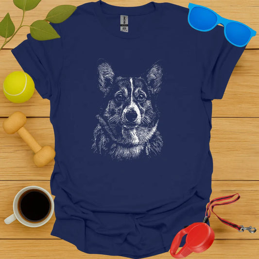 Corgi Portrait T-Shirt