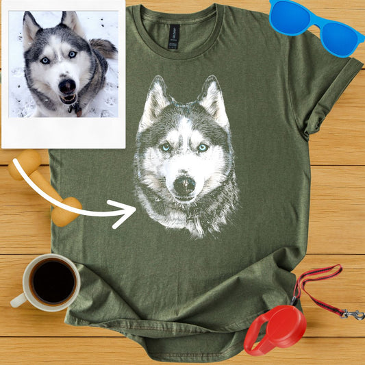 Custom Monochrome Portrait Tee