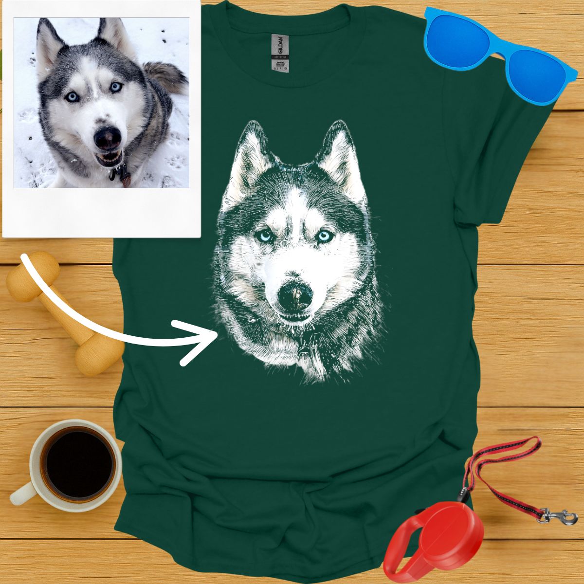 Custom Monochrome Portrait Tee