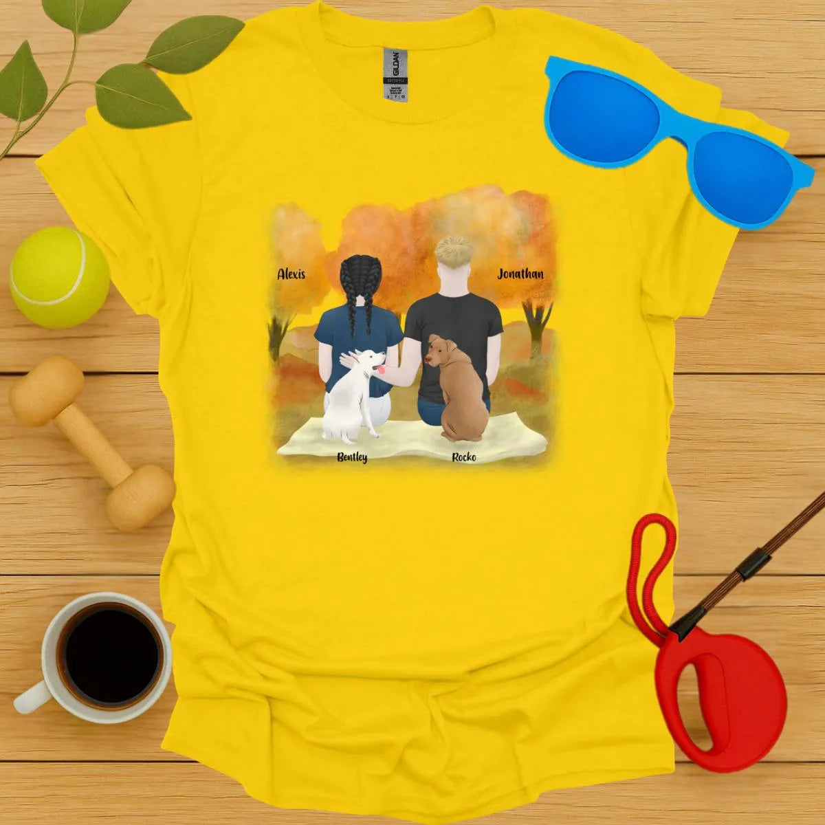 Custom You, Me and The Dogs Tee