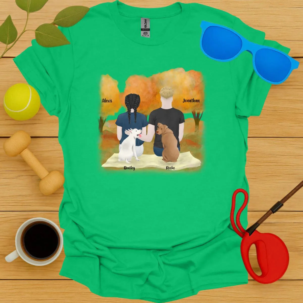 Custom You, Me and The Dogs Tee