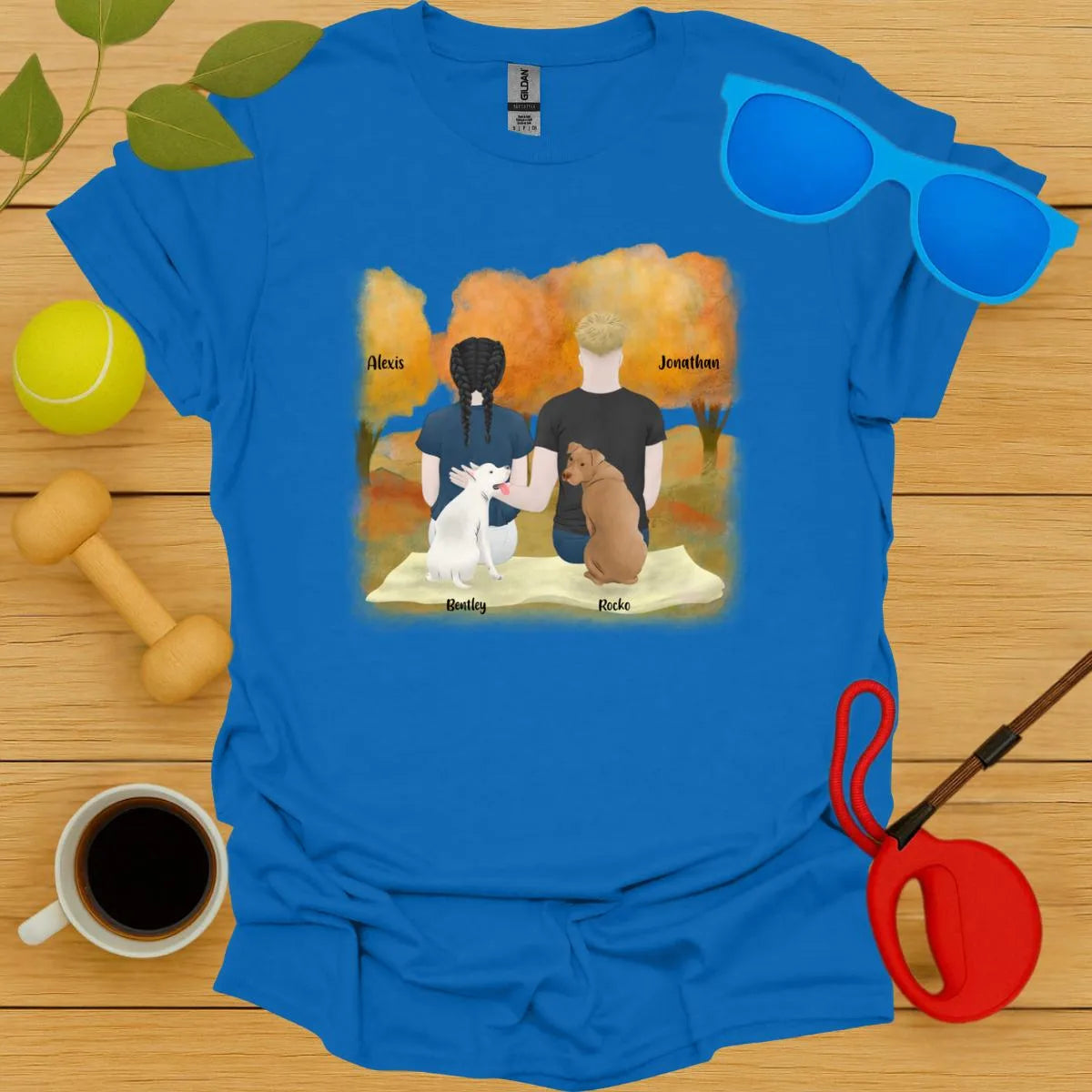 Custom You, Me and The Dogs Tee