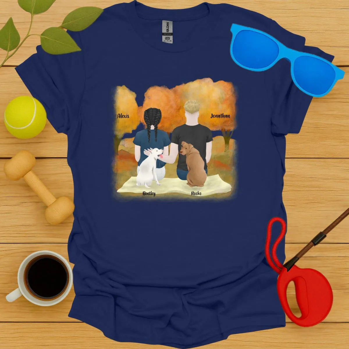 Custom You, Me and The Dogs Tee