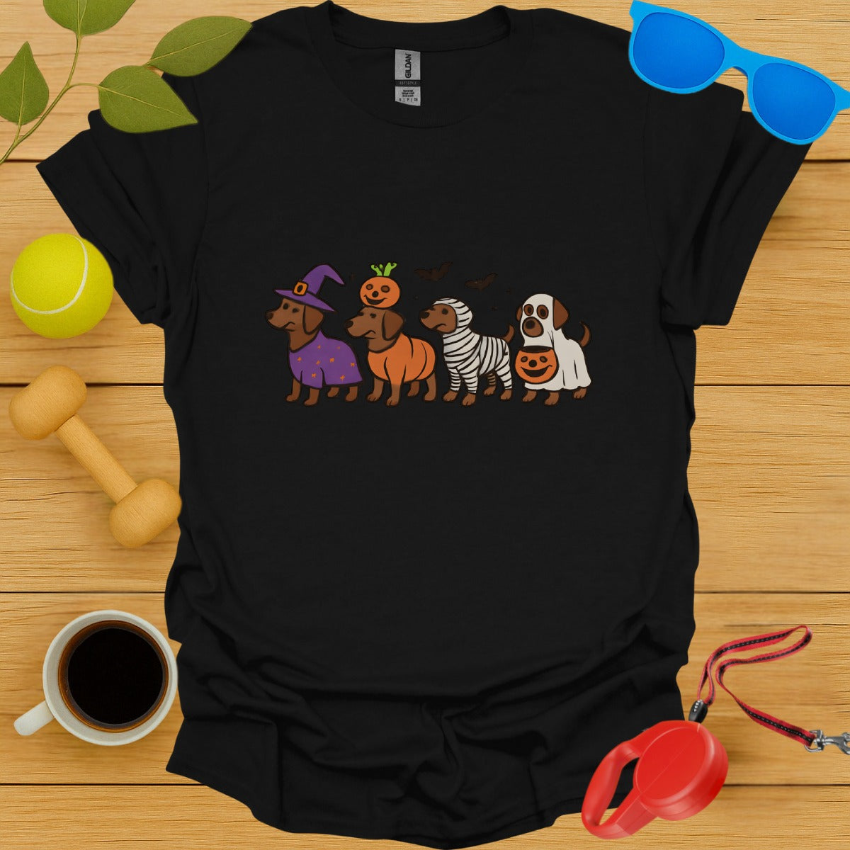 Fun Halloween Dogs Design T-shirt perfect holiday product type
