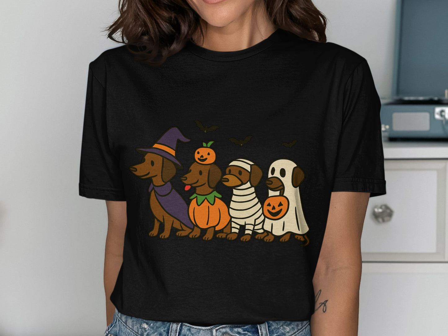 Cute Halloween Themed Dogs T-Shirt product