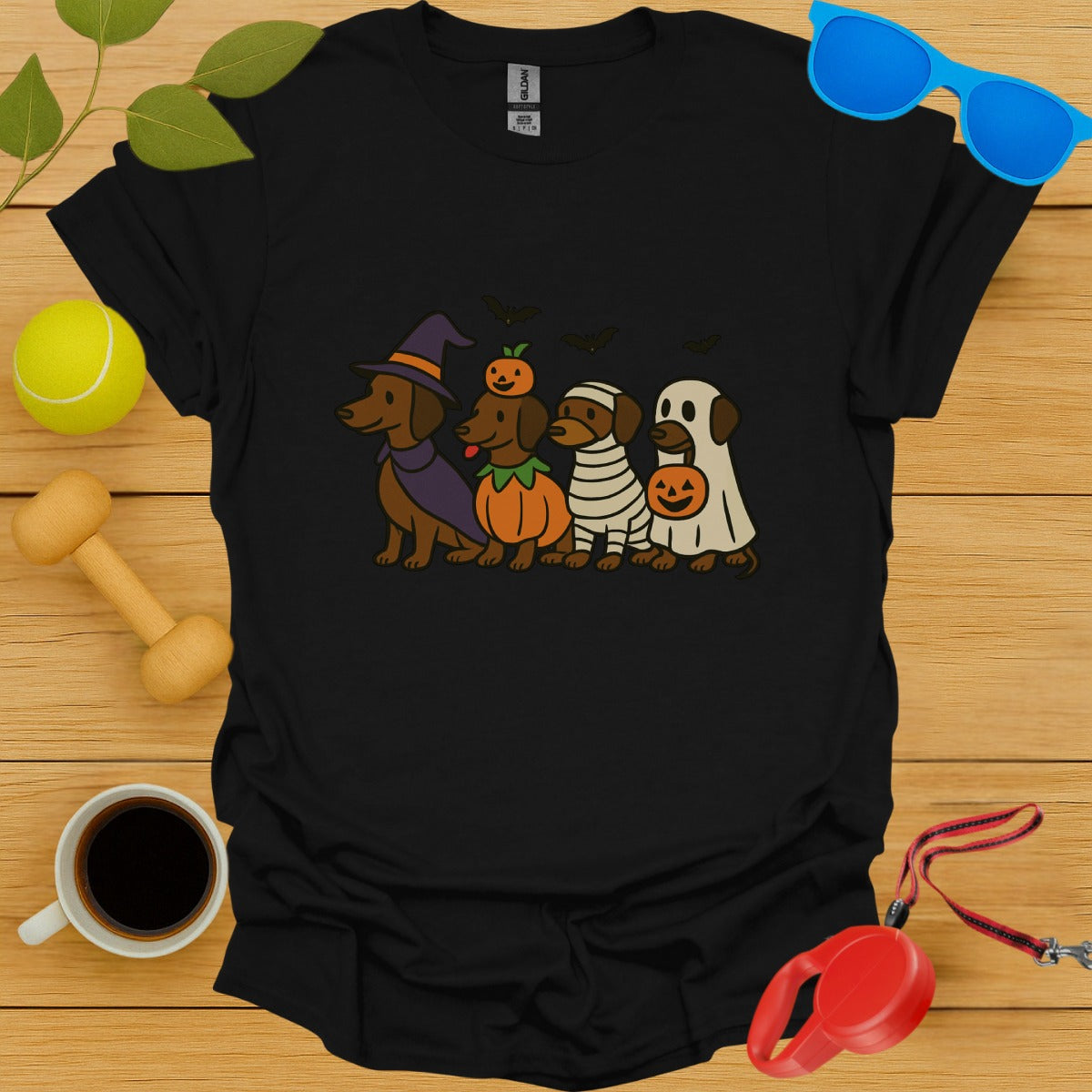 Halloween Dachshund Dogs Themed Festive T-shirt product