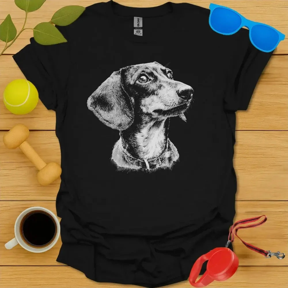 Dachshund Portrait Tee