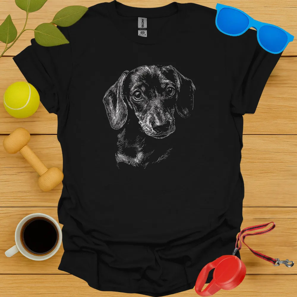 Dachshund Portrait Tee