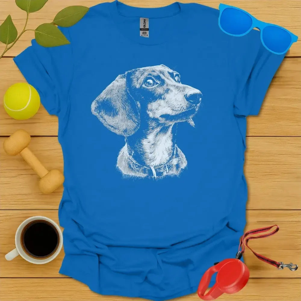 Dachshund Portrait Tee