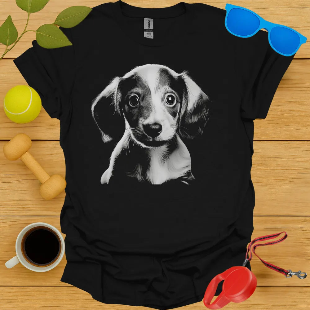 Dachshund Puppy Portrait Tee