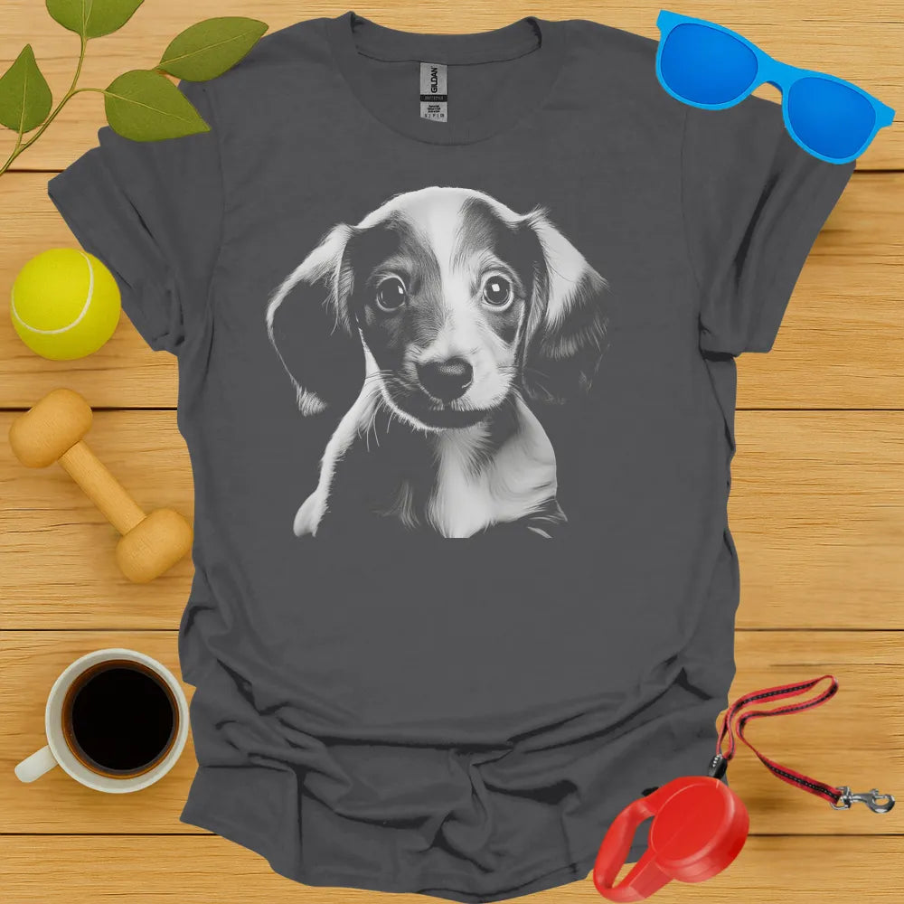 Dachshund Puppy Portrait Tee