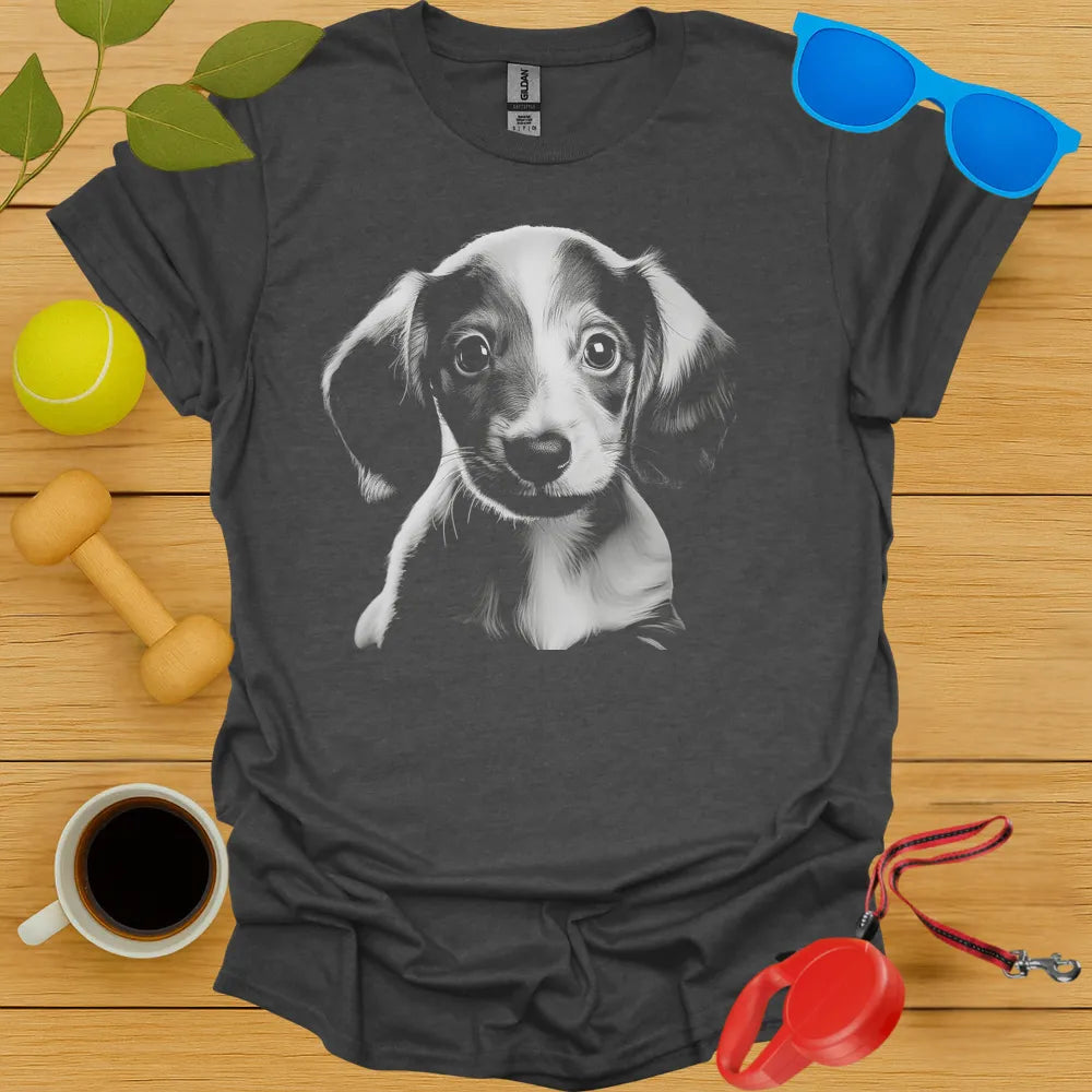 Dachshund Puppy Portrait Tee