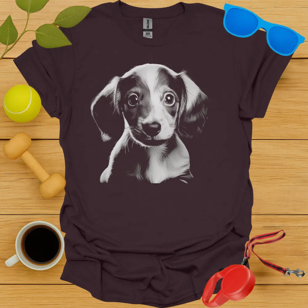 Dachshund Puppy Portrait Tee