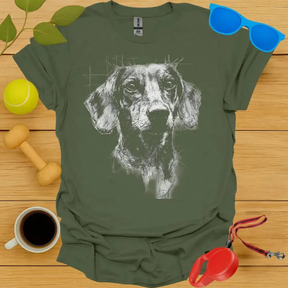 Dachshund Sketch Tee