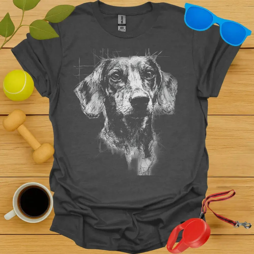 Dachshund Sketch Tee