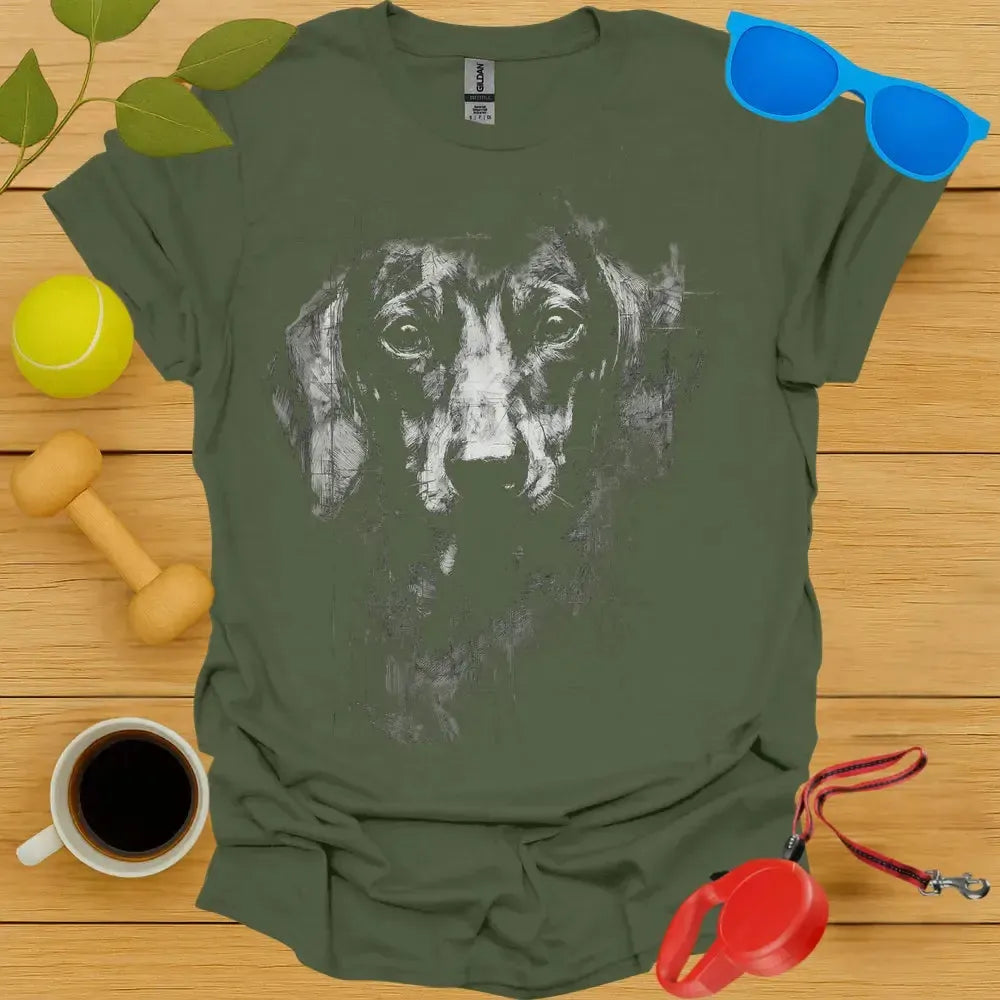Dachshund Sketch Tee