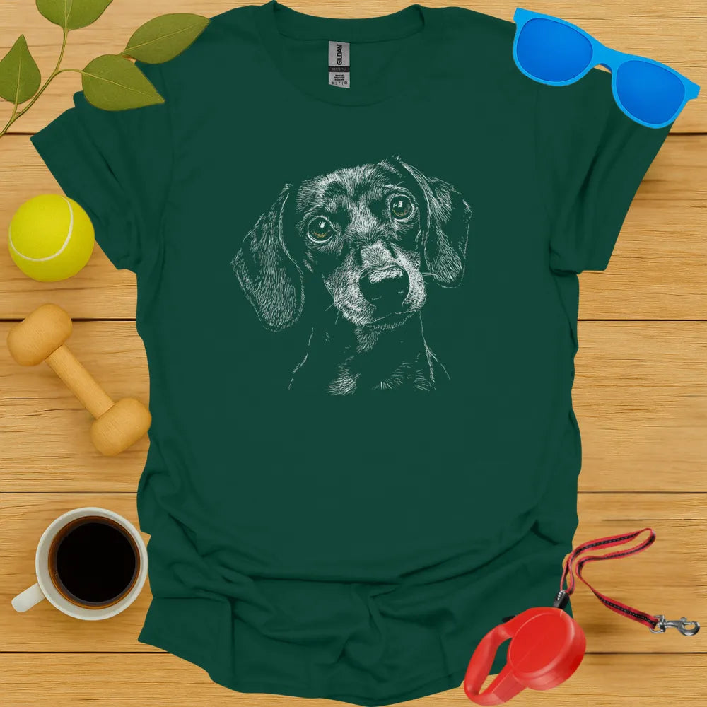 Dachshund Sketch Tee