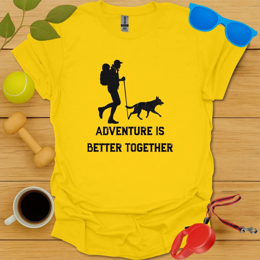 Adventure Is Better Together | Family Hiking Dog Shirt - Daisy