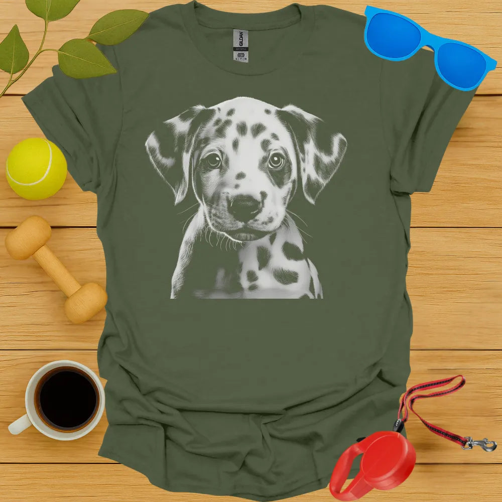 Dalmatian Puppy Portrait Tee