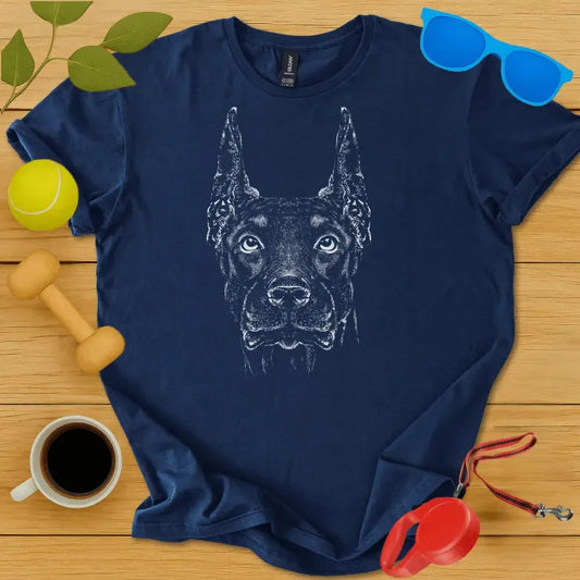 Doberman Pinscher Monochrome Tee