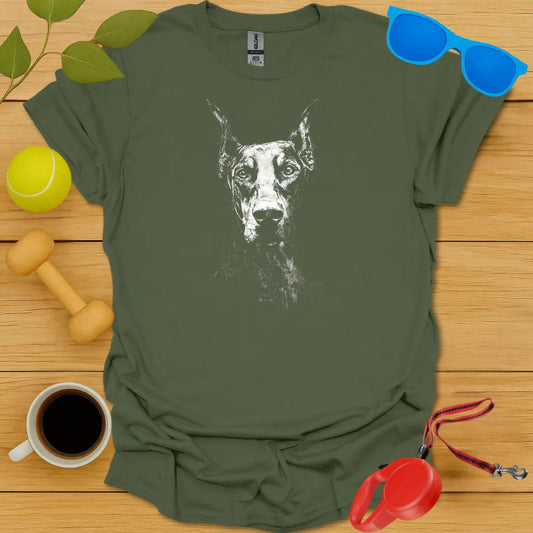 Doberman Pinscher Portrait Shirt