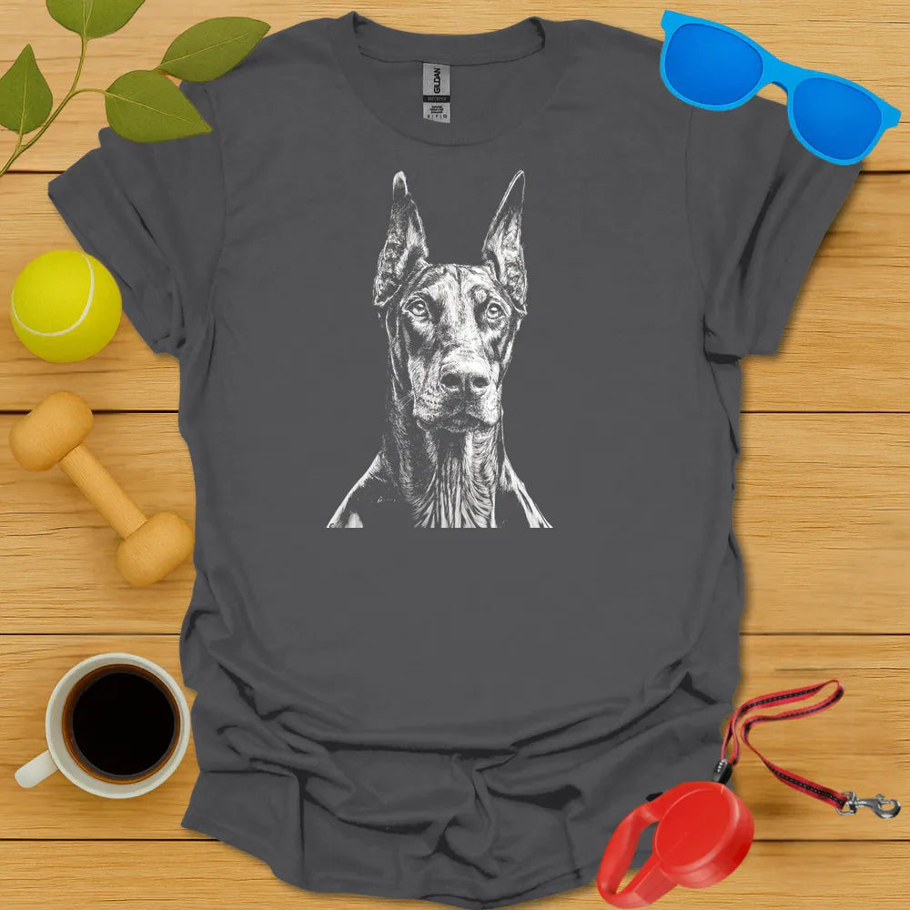 Doberman Pinscher Portrait T-Shirt