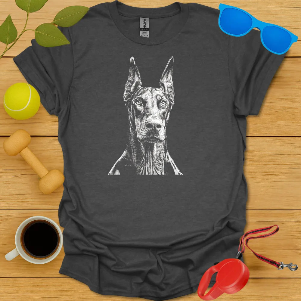 Doberman Pinscher Portrait T-Shirt