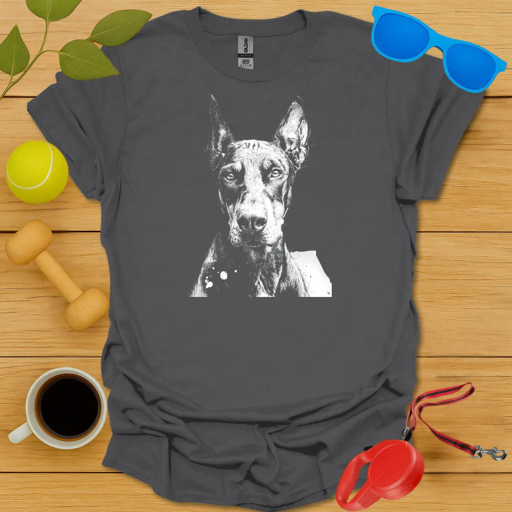 Doberman Pinscher Portrait Tee