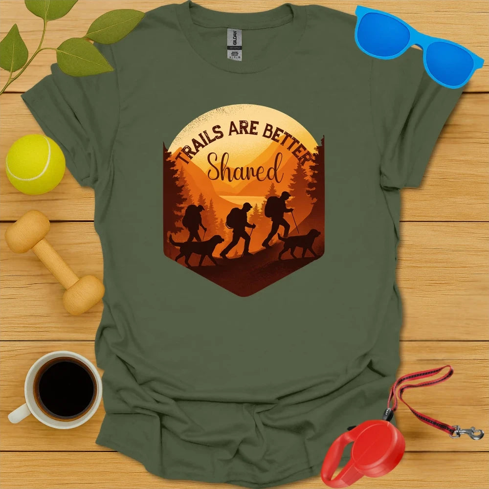 Dog Lover Hiking Shirt | Trail Adventure Together Tee