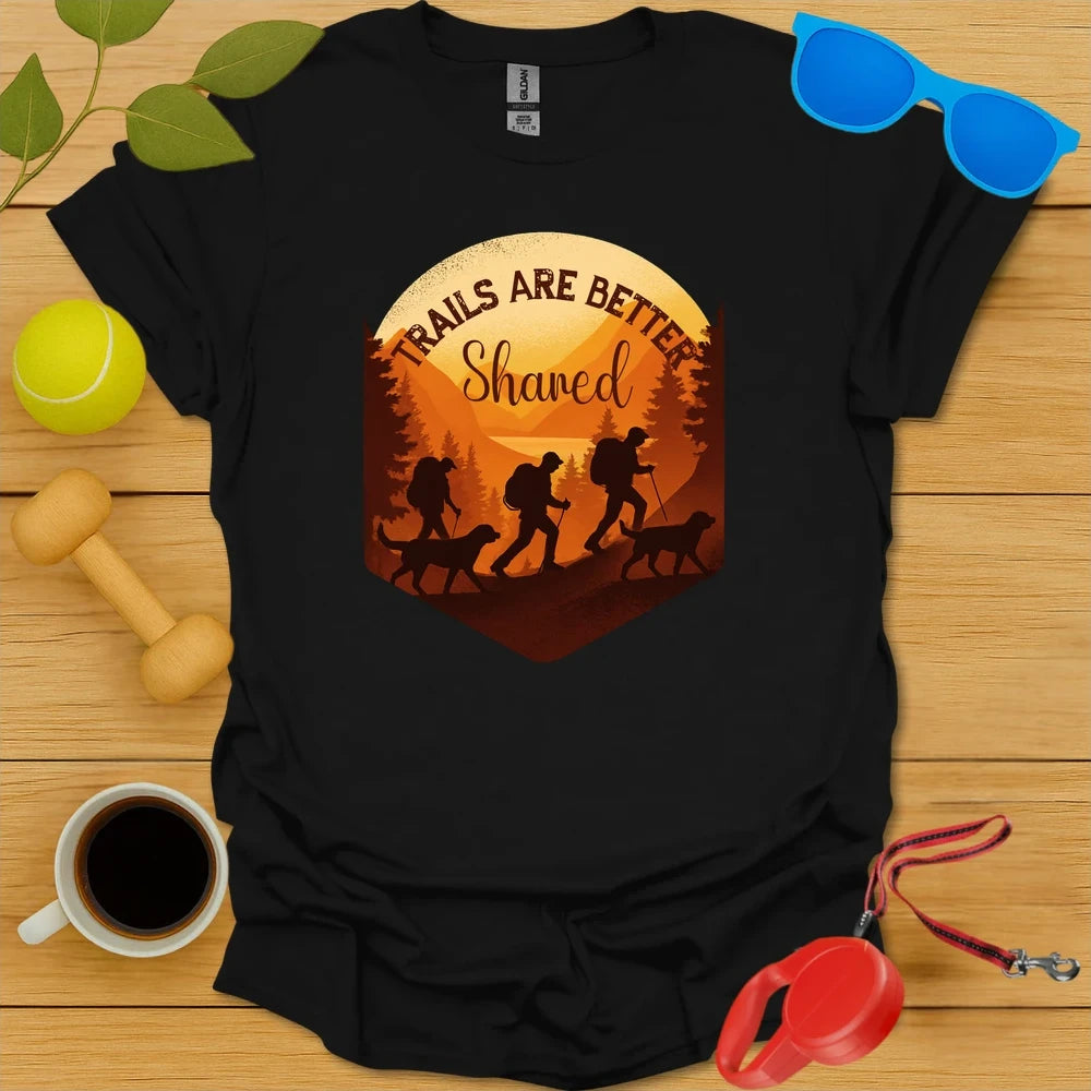 Dog Lover Hiking Shirt | Trail Adventure Together Tee